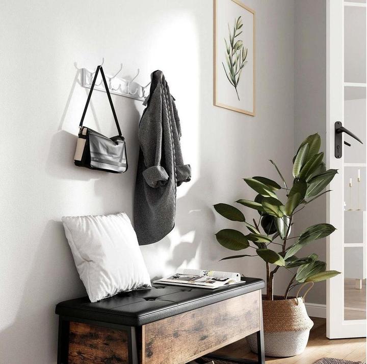 Produktbild Songmics Garderobe mit 4 Haken 40 cm x 11
