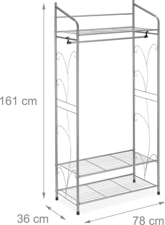 Actual product image Relaxdays coat rack