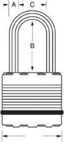 Produktbild Master Lock Excell M15EURDLF