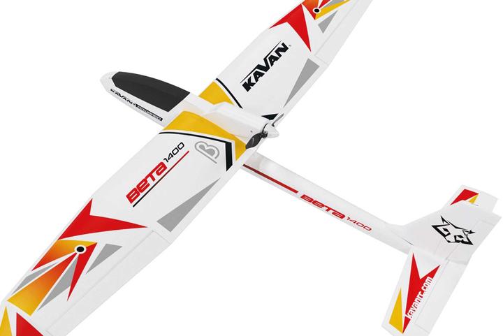 Actual product image Kavan Beta 1400 RTF red (Powered glider)