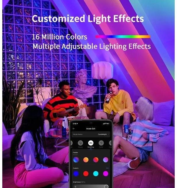 Actual product image Yeelight Lightstrip Pro (Multicoloured, 200 cm, Indoor)