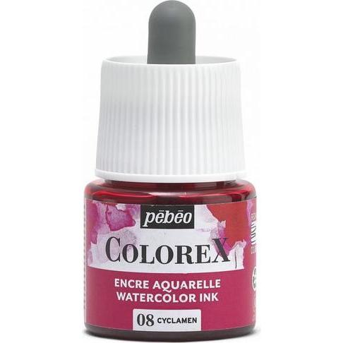 Pebeo, Künstlerfarbe + Bastelfarbe, Colorex Wassertinte (Alpenveilchen, 45 ml)
