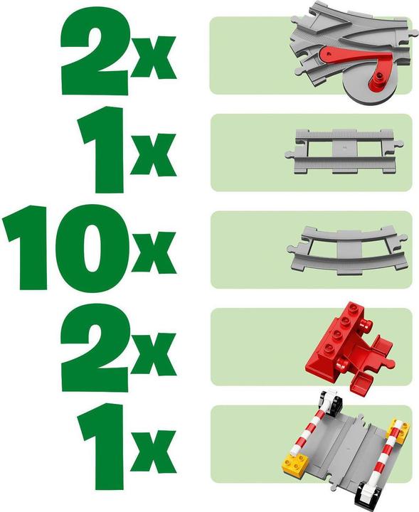 Actual product image LEGO Railway rails (10882)