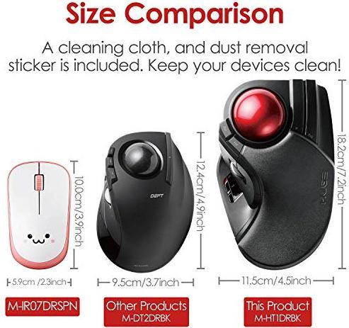 Actual product image Elecom Huge M-HT1DRBK (Wireless)