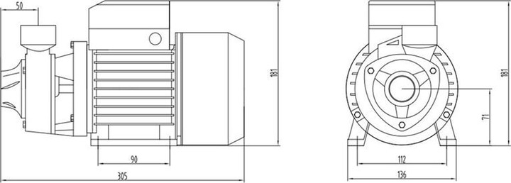 Actual product image Haushalt PUMP VS-750QB 750W