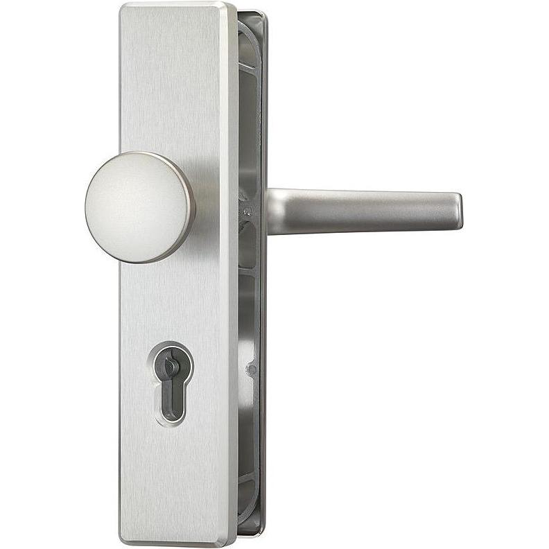 Abus, Türgriff + Fenstergriff, KLN314 W Schutzbeschlag WG, weiss (Türgarnitur)