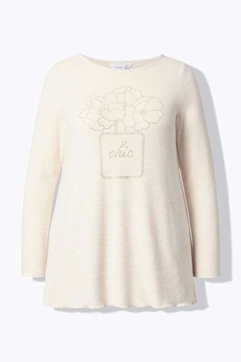 Produktbild Miamoda Pullover, A-Linie, Glitzersteinchen, Langarm (58)