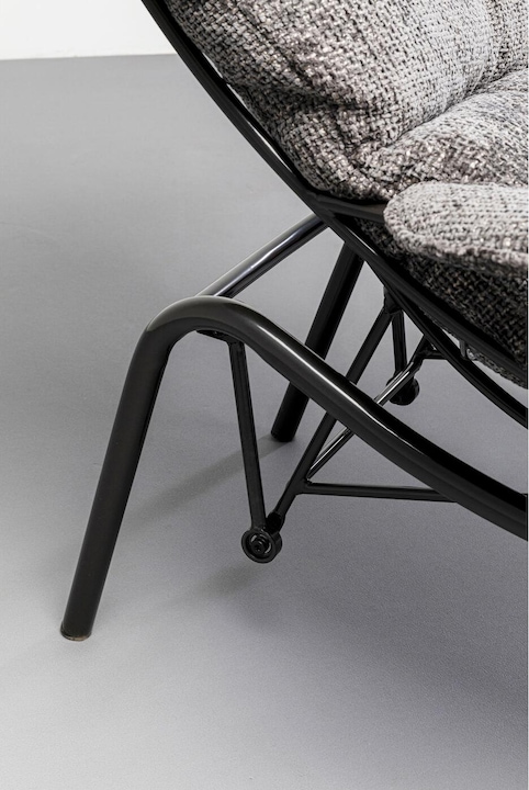 Actual product image Kare Design Armchair + stool Vienna Swing Grey