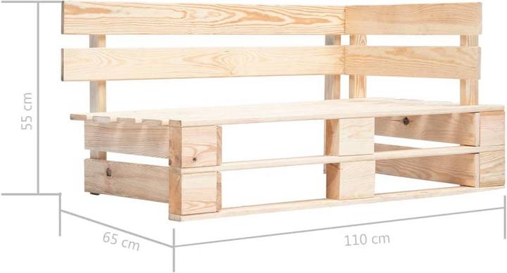 Produktbild vidaXL Palettensofa
