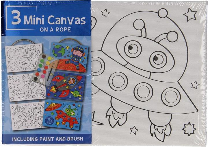 Produktbild Leinwand-Malset Space, 3-teilig