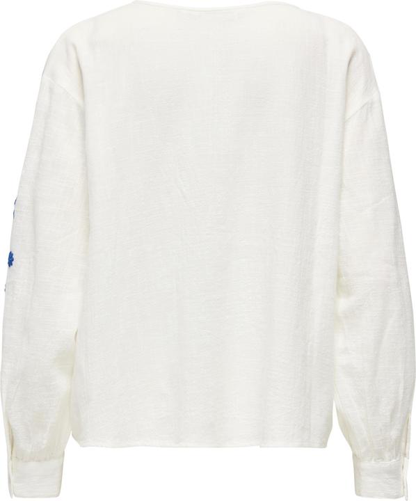 Produktbild Only Nur Bluse Onlmoon Langarm Oberteil Gewebt Noos Cloud Dancer (M)