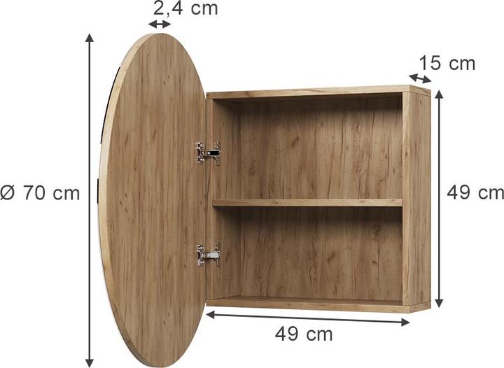 Immagine prodotto Vicco Loki (70 x 17.40 x 70 cm)