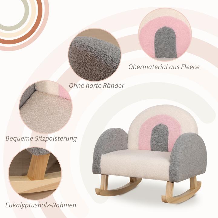 Actual product image Homcom Children's sofa with rocking function (Children sofa)