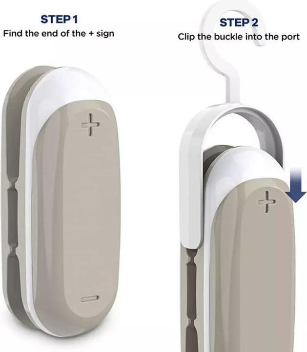 Actual product image PhoneLook Mini scelleur électronique de sacs en plastique scellage à chaleur d'emballages ouverts
