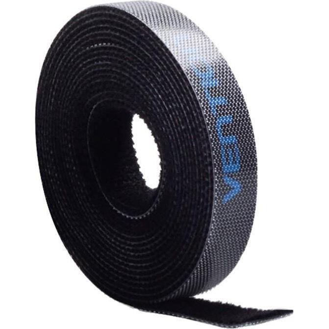 Vention, Fascette, Cinghia organizzatrice per cavi KAABI 3m Nero (Fascette in velcro, 1 pz.)