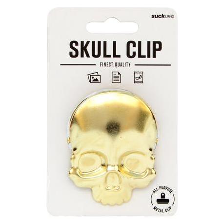 Suck Uk, Papierklem, Schedelclip (1 x) thumbnail