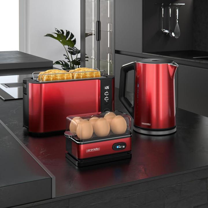 Actual product image Arendo Frühstücksset: Wasserkocher, Toaster & Eierkocher (1.50 l)