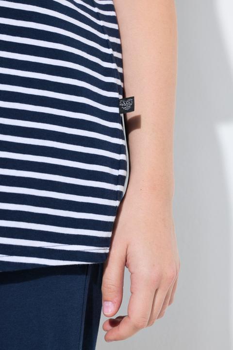 Produktbild Ulla Popken Pyjama, Ringel, Rundhals, Halbarm (54)