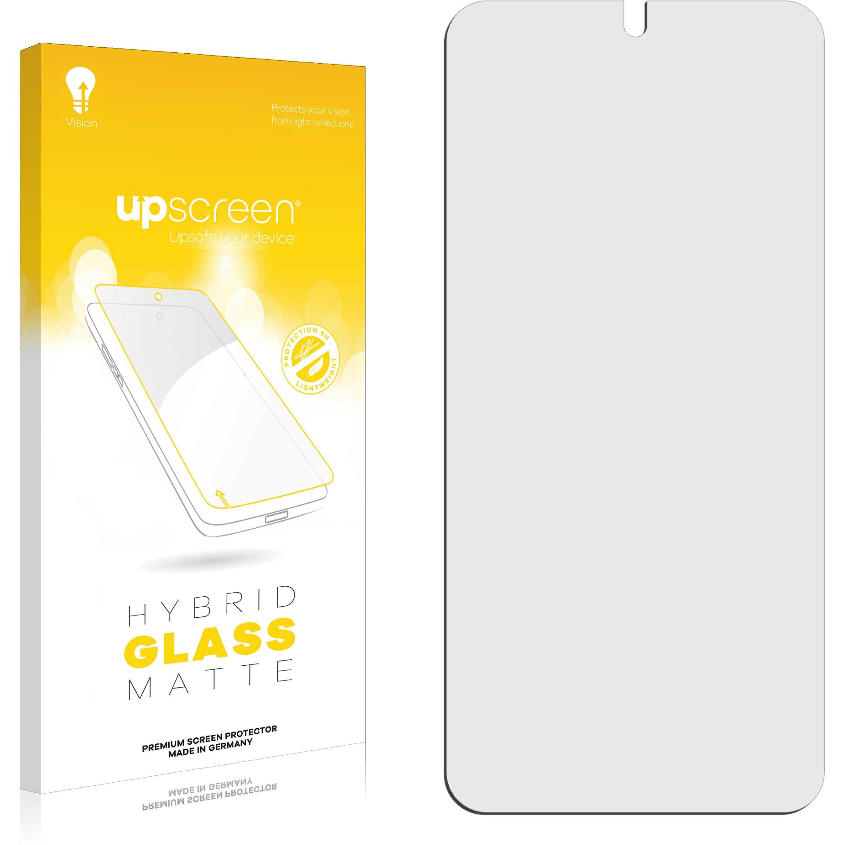 upscreen Reflection Shield Panzerglasfolie Matt (1 Stück, Samsung Galaxy S23), Smartphone Schutzfolie, Grau