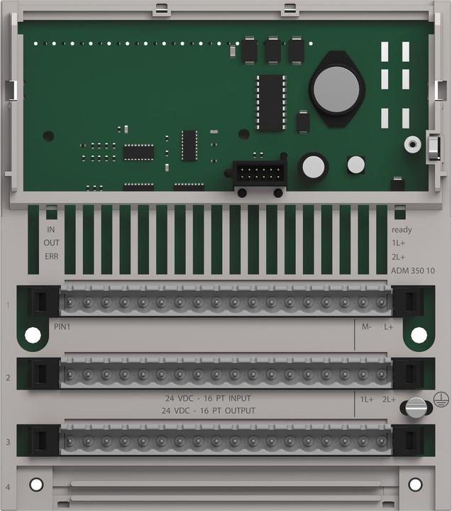 Actual product image Schneider Electric Modicon Momentum 16 DI/16 DO Base 24VDC