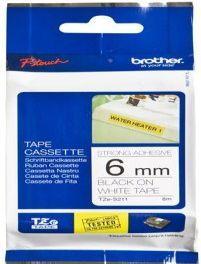 Actual product image Brother Tze-S211 (0.60 cm, Black, White)