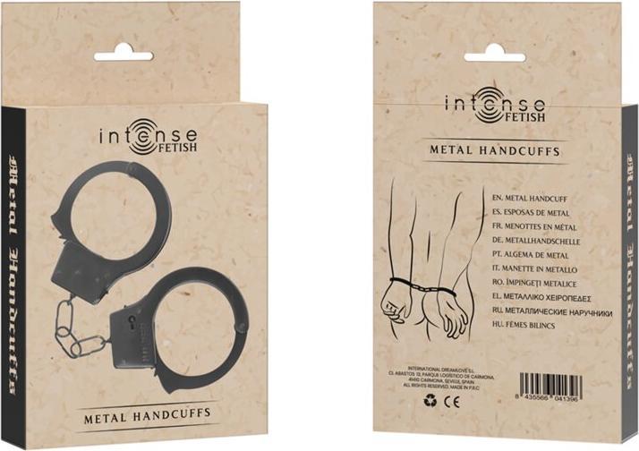 Actual product image Intense Fetish Intense - Fetish Metal Handcuffs