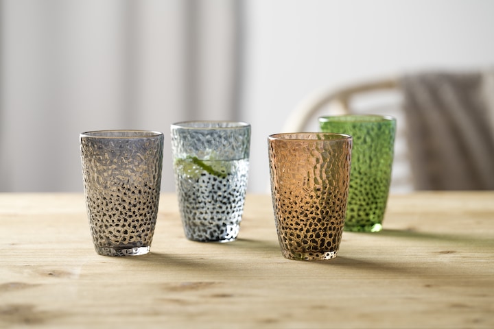 Immagine prodotto Leonardo Bicchiere Matera 340 ml, 4 pezzi, Multicolore (0.34 l, 4 x)
