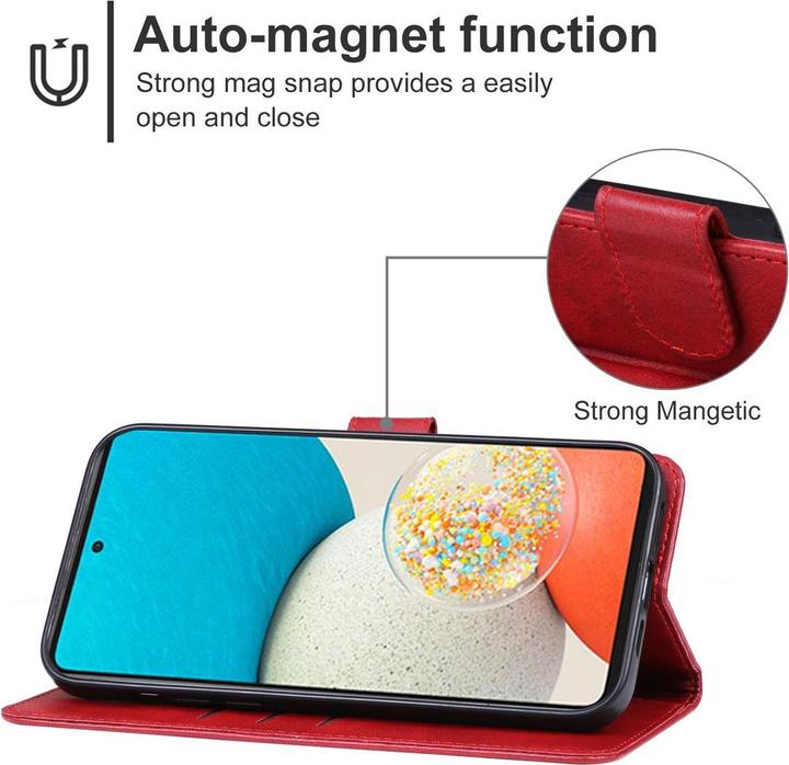 Produktbild König Design Hülle Handy Schutz für Samsung Galaxy A54 5G Case Cover Tasche Wallet Etui Neu (Samsung Galaxy A54 5G)