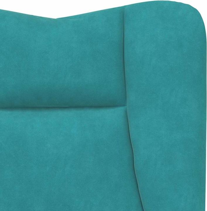 Produktbild vidaXL Relaxsessel Türkis Samt