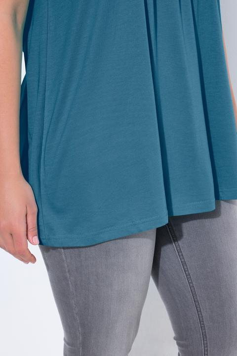 Actual product image Ulla Popken Essential Front Pleat Tee (46, 48)