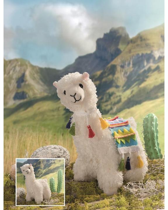 Produktbild Glorex Kuscheltier Lama