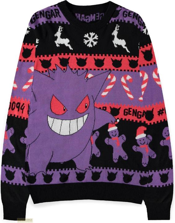 Actual product image Difuzed Pokémon - Gengar Christmas Jumper - 2XL (XXL)