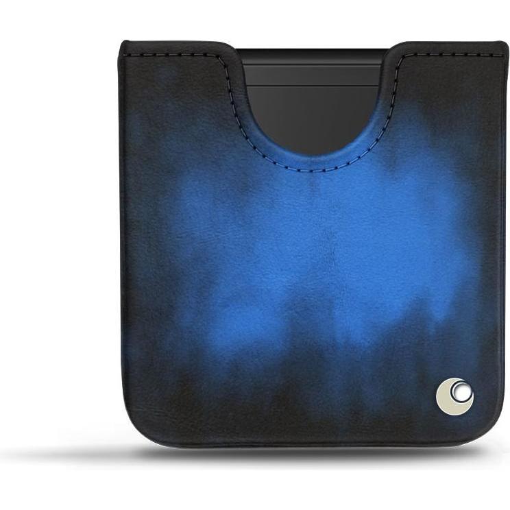 Noreve Lederschutzhülle (Samsung Galaxy Z Flip), Smartphone Hülle, Blau