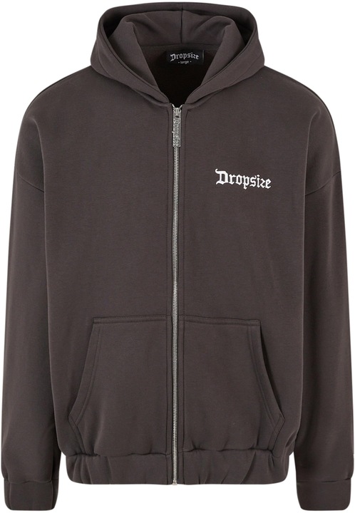 Actual product image Dropsize Super Heavy Oversize Blank Zip Hoodie - 124675 (M)