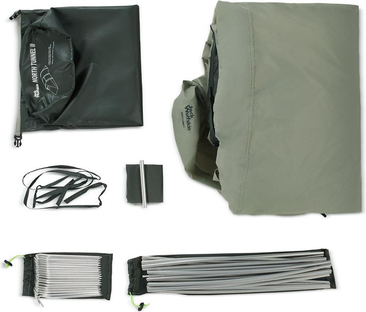 Produktbild Jack Wolfskin North Tunnel II (Tunnelzelt, 3.95 kg, 2 Personen)
