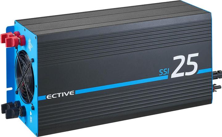 Immagine prodotto Ective SSI 25 Sinus-Wechselrichter 2500W 12V mit Netzvorrang, Ladegerät & MPPT Laderegler (CH-Stecker)