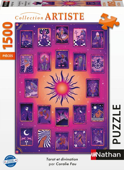 Image du produit Nathan Puzzle 1500 p - Tarot et divination (1500 pièces)