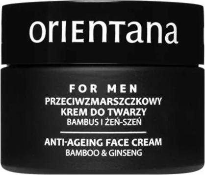Actual product image Orientana for men - Przeciwzmarszczkowy krem do twarzy. Bamboo i żeń-szeń - 50 ml (50 ml)