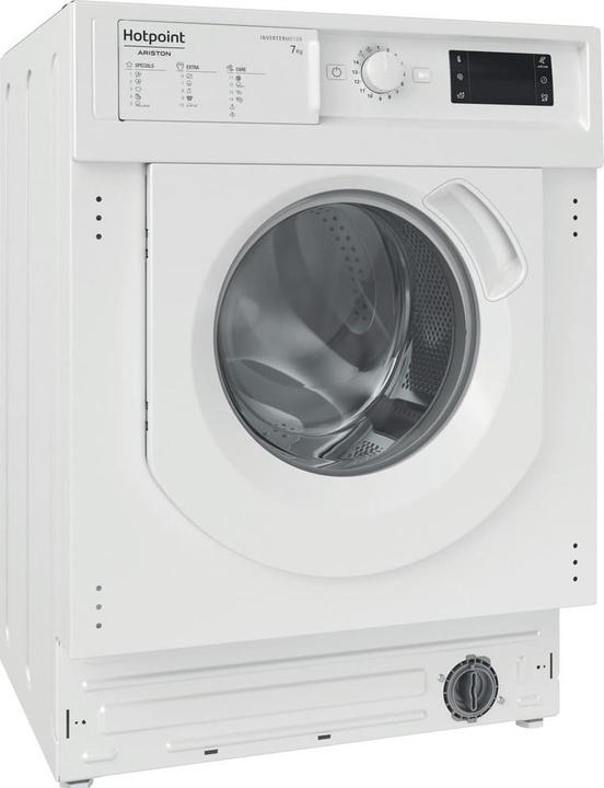 Produktbild Hotpoint BI WMHG 71483 EU N Frontlader-Waschmaschine 7 kg 1400 U/min Weiss (7 kg, Links)