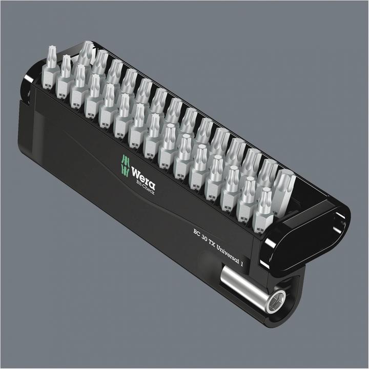 Image du produit Wera Bit-Check 30 TX Universal 1 (Six pans creux TX M20, Six pans creux TX M25, Six pans creux TX M15, Six pans creux TX M30, Six pans creux TX M10, Six pans creux TX M40)