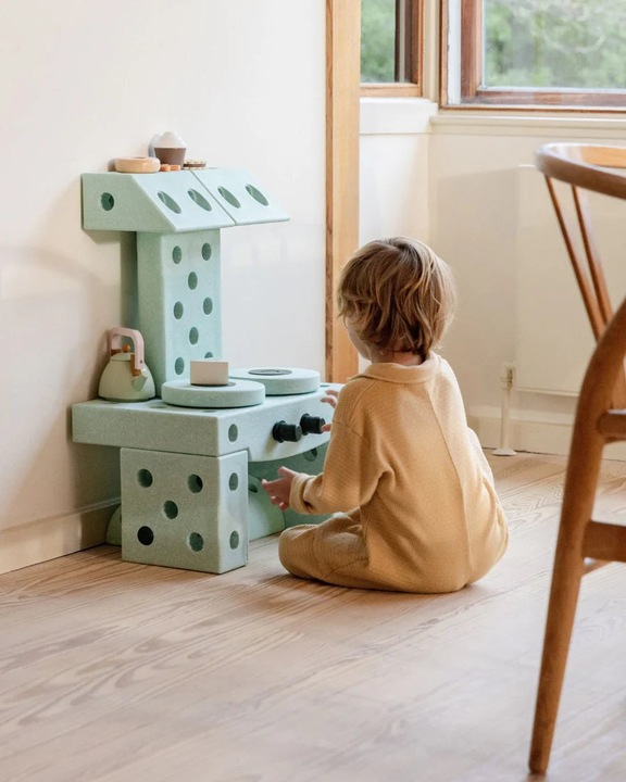 Image du produit Modu Dreamer-Set - Kit de construction XXL Jouet d'équilibre, toboggan, bascule