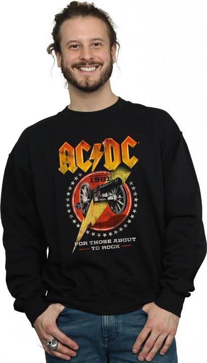 Produktbild AC/DC Sweatshirt aus Baumwolle For Those About To Rock 1981 (M)