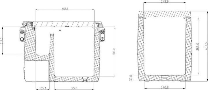 Produktbild Koor Kompressor-Kühlbox ARC 40 L, Stromversorgung (40 l)