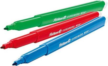 Immagine prodotto Pelikan 985663 Penna a punta di feltro Fine Verde chiaro Viola (10x)