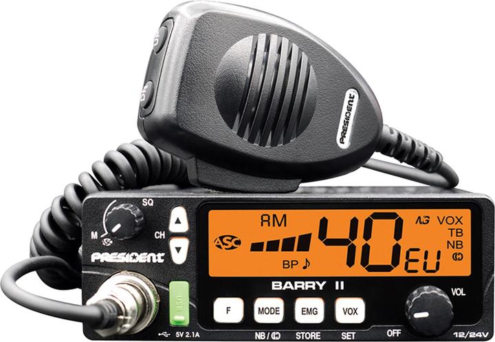Produktbild President Radio CB BARRY II ASC VOX 12 / 24V