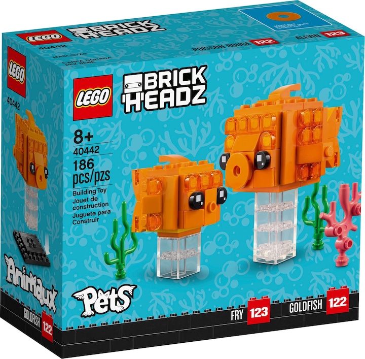 Actual product image LEGO Goldfish (40442, LEGO Brickheadz)