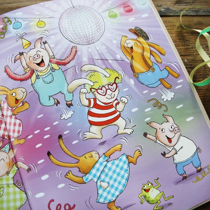 Produktbild Wenn sieben kleine Hasen zur Geburtstagsparty rasen (Deutsch, Christiane Hansen, Sabine Praml, 2024)