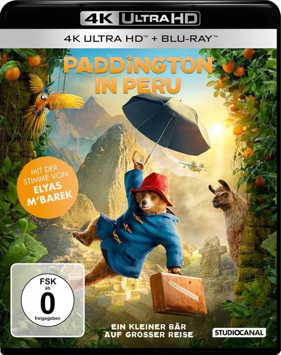 Actual product image Paddington in Peru (Blu-ray, 2024, German)