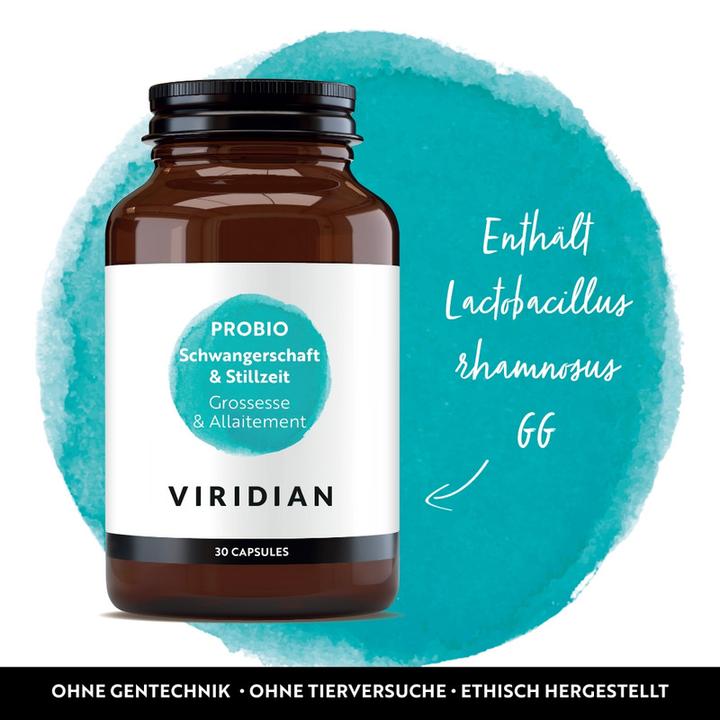 Image du produit Viridian Schwangerschaft & Stillzeit Probio Kapseln Dose 30 Stk (30 pièce(s), Capsules)