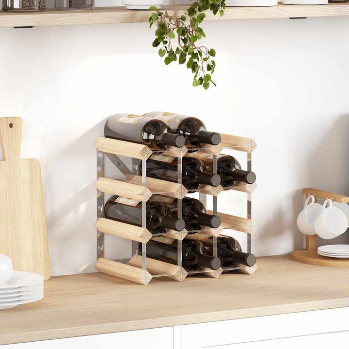 Actual product image vidaXL Dorkas (32.5 x 22.5 x 32.5 cm, 12 bottles)